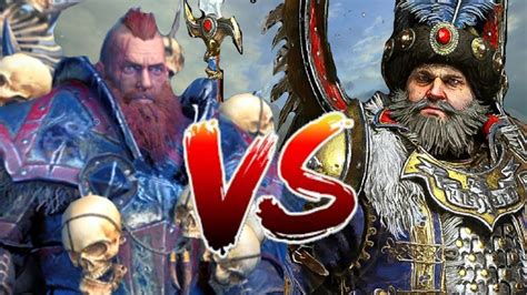 Wulfrik The Wanderer Vs Boris Ursus Total War Warhammer 3 Immortal