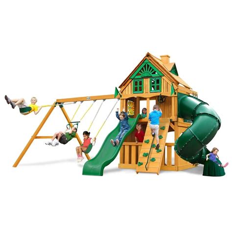 Gorilla Playsets Mountaineer Clubhouse Treehouse Residential Wood