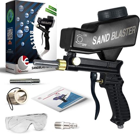Lematec Sandblaster Portable Speed Blaster Amazon Co Uk DIY Tools