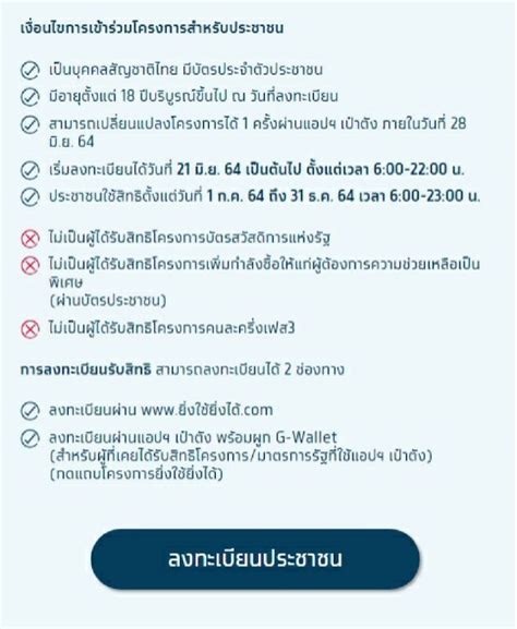 ยิ่งใช้ยิ่งได้ คืออะไร รวมข้อมูลครบทุกรายละเอียด เตรียมความพร้อมก่อนลงทะเบียนจริง 21 มิ.ย. www.ยิ่งใช้ยิ่งได้.com คืออะไร รู้เงื่อนไข-คุณสมบัติ ก่อน ...