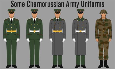 Some Chernorussian Army Uniforms By Lordfruhling On Deviantart