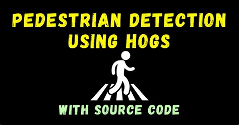 Pedestrian Detection Using Hogs In Python Simplest Way Easy Project