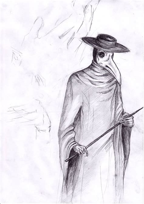 Plague Doc Doctor Drawing Plague Doctor Surealism Art
