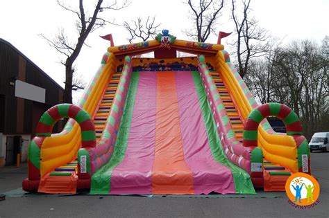 Ds Ft Toboggan Circus Slide Giant Inflatable Dry Slideinflatable