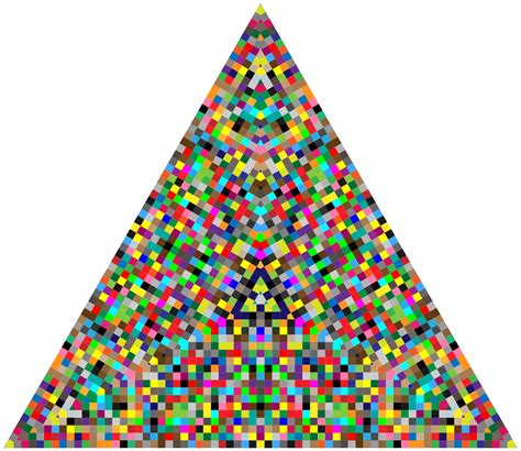 Colorful Triangle Clip Art Image Clipsafari