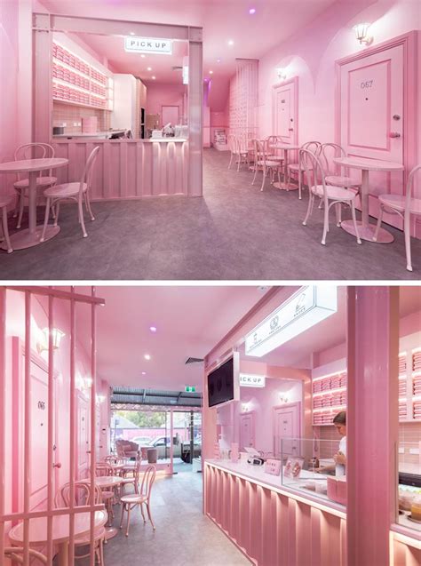 21 Pink Aesthetic Cafe Background 