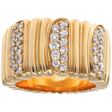 At cartier, everything begins with the design. Cartier Diamond Gold Ring For Sale at 1stdibs