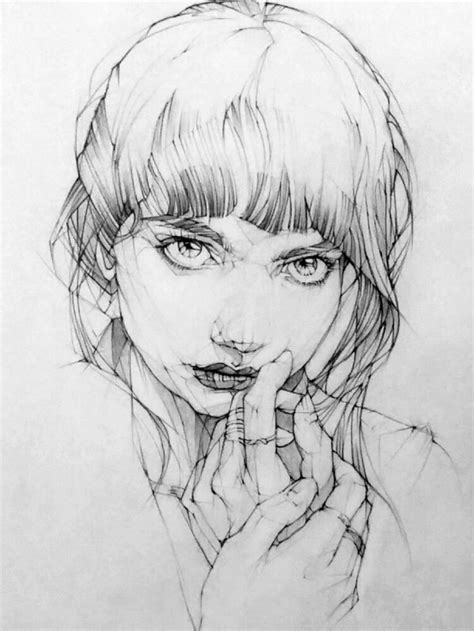 Artstation Pencil Drawing Portrait Toh Yasu藤保 131 藤保 Toh Yasu