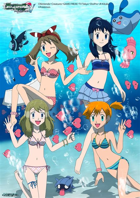 PKMN V Girls Underwater By Blue On DeviantArt Sexy Pokemon Pokemon Waifu Pokemon