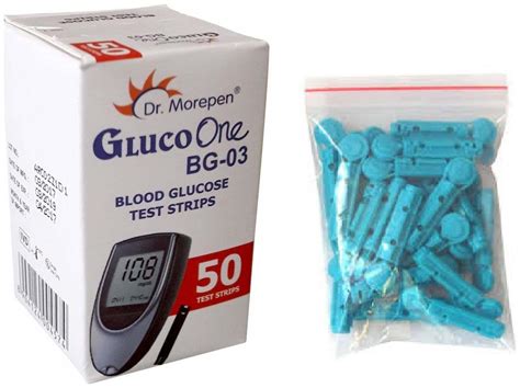 Buy Dr Morepen Gluco One Bg Blood Glucose Test Strips Only
