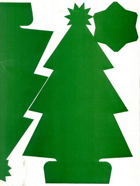 Print Cut And Assemble This Cute 1950s Vintage Christmas Tree Craft With