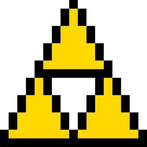 Triforce Symbol Legend Of Zelda Pixel Art