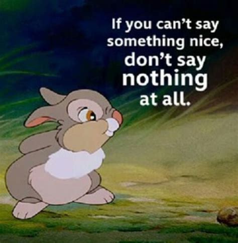 Thumper Disney Quotes Quotes Disney Say Something Nice