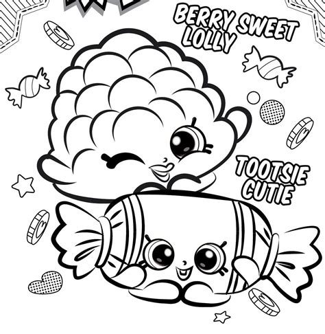 Cupcake Queen Printable Shopkins Coloring Pages Pictures Of Shopkins