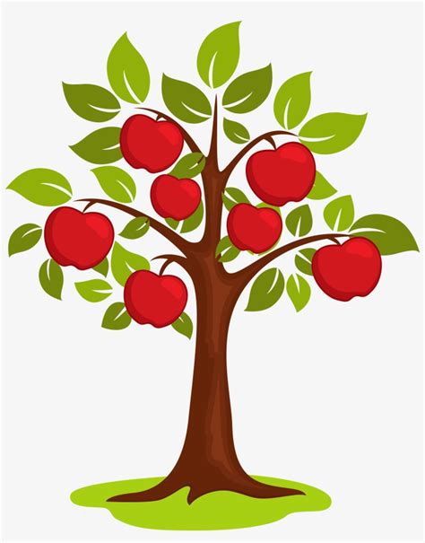 Cartoon Clip Art Apple Tree Clipart Transparent Png 3751x4614