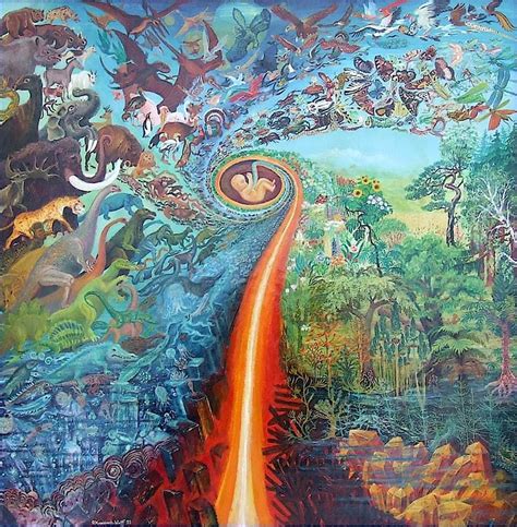 Evolution Art By Olga Knoblach Wolff Gaia Metaphysical Art Jungle