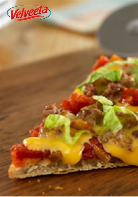 We prefer it because it makes the creamiest mac and cheese and it's hard to mess up! VELVEETA® Spicy Cheeseburger Pizza | Recipe | Recipes, Recipes with velveeta cheese, Kraft recipes