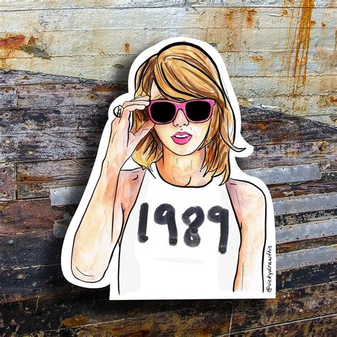 Taylor Swift 1989 Sticker Etsy