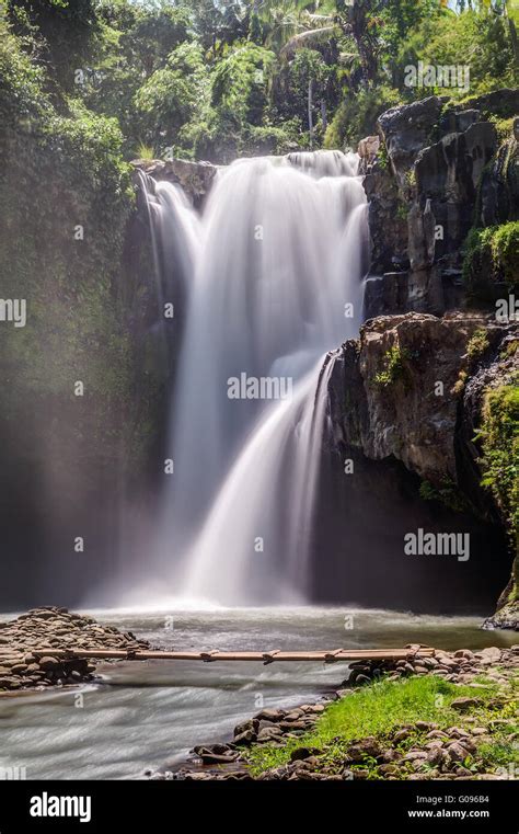 Tegenungan Waterfall At Bali Indonesia Stock Photo Alamy