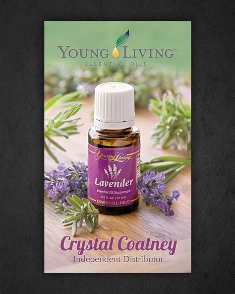 Young Living Business Cards Full Color By Crystalcoatney On Etsy