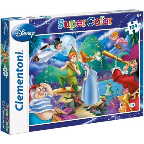 Clementoni Puzzle 104 Pieces Disney Peter Pan Puzzle Enfant Disney