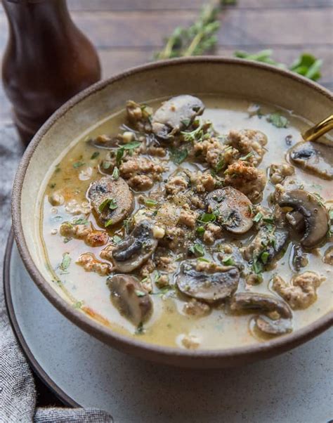 Dairy Free Cream Of Mushroom Soup With Ground Turkey The Roasted Root