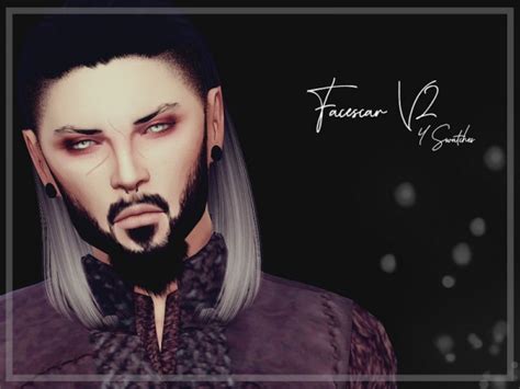 The Sims Resource Facescar V2 By Reevaly • Sims 4 Downloads