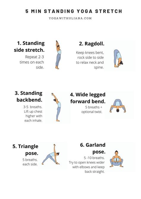 Min Standing Yoga Stretch Morning Yoga Yoga Everyday Yoga Routine