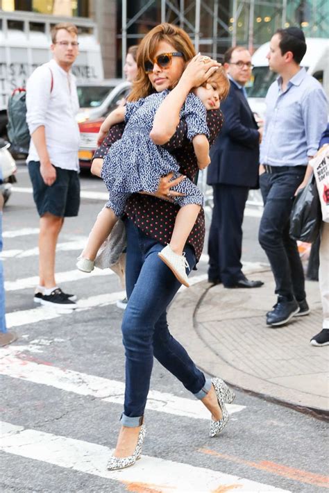 Eva Mendes Was Seen With Her Daughter Esmeralda On Madison Avenue In New York City 09262017 2