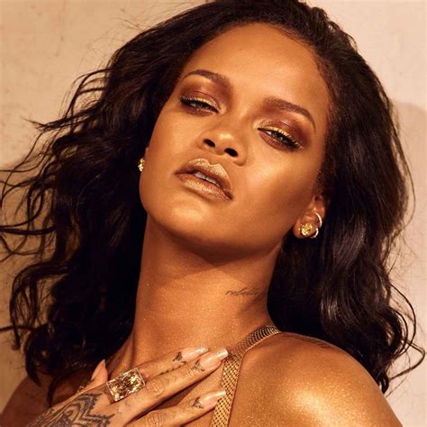 Rihanna For Fenty Beauty Body Lava 2019 Campaign Hawtcelebs