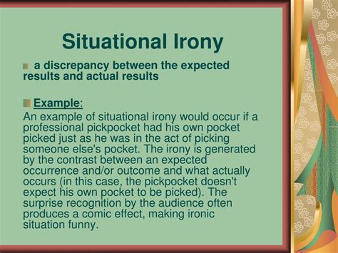 Ppt Irony Powerpoint Presentation Free Download Id5393605