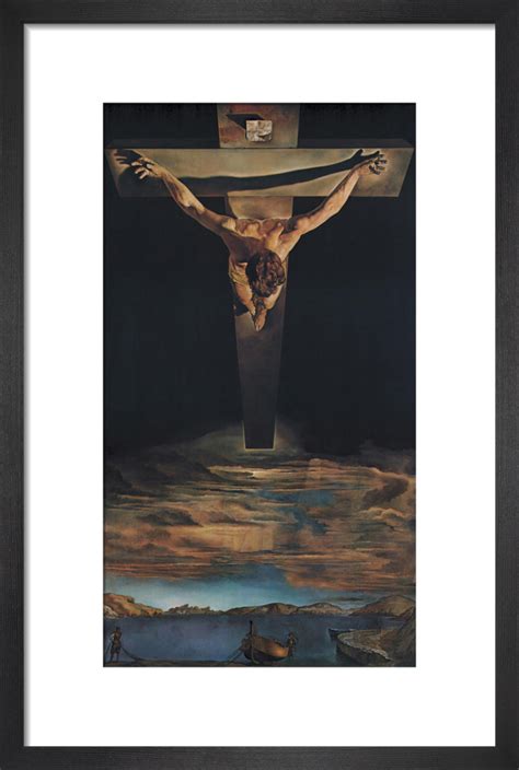 Christ Of St John Of The Cross Art Print By Salvador Dali King And Mcgaw