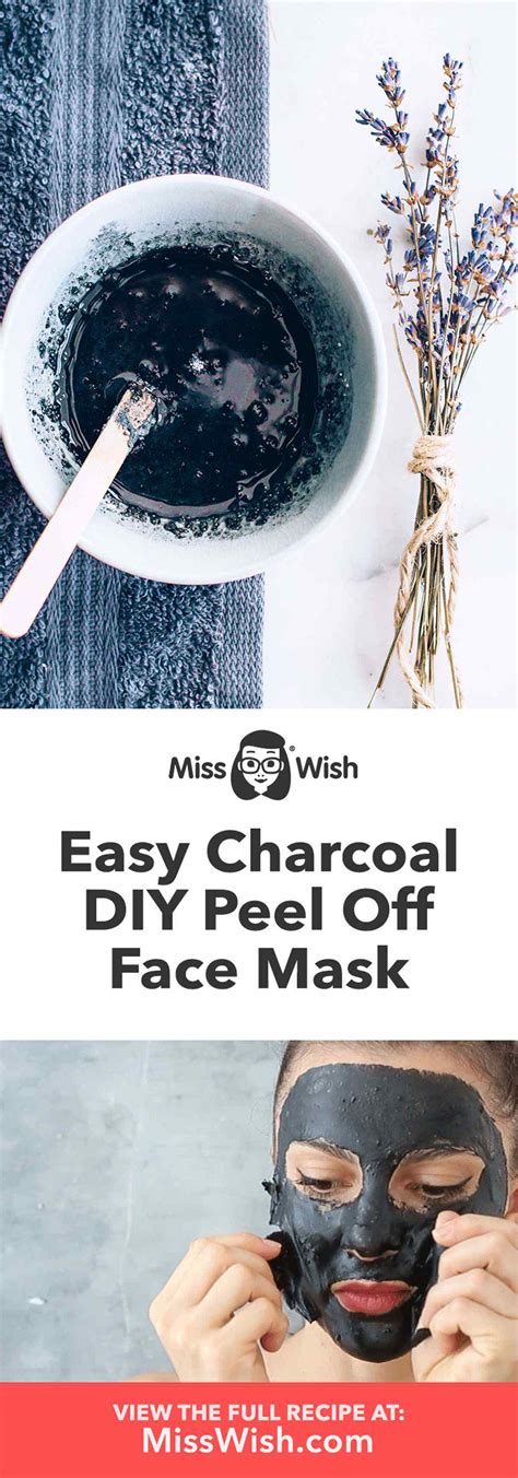 Easy Diy Charcoal Peel Off Mask Anyone Can Make At Home Try This