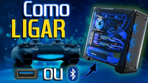 Como Ligar O Comando Da Ps4 No Computador Por Usb Ou Bluetooth