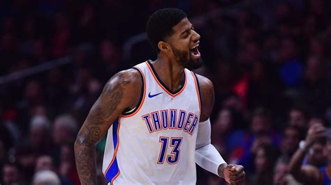 Paul george signed a 4 year / $136,911,936 contract with the oklahoma city thunder, including estimated career earnings. Paul George Called One of 'Most Entertaining' College ...