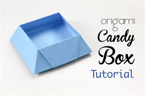 A Tutorial For An Origami Candy Box
