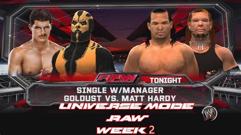 Jeff hardy has no charisma at all and after 10+ years of experience hasn't even cut one really good promo. WWE 2K14 - Universe Mode RAW Week 2 - Goldust with Cody ...