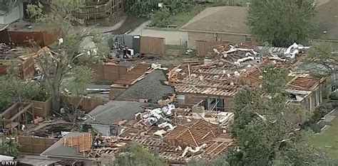 Devastating Aerial Footage Shows Destruction Caused By Dallas Tornado