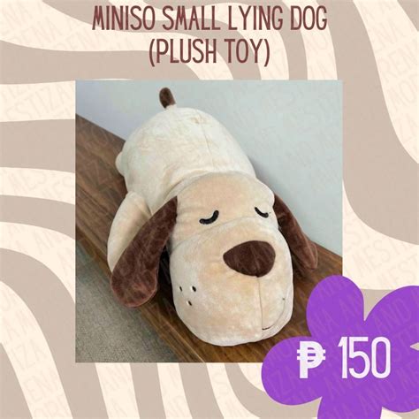 Miniso Brown Dog Stuffed Toy Plushie Hobbies And Toys Toys And Games On
