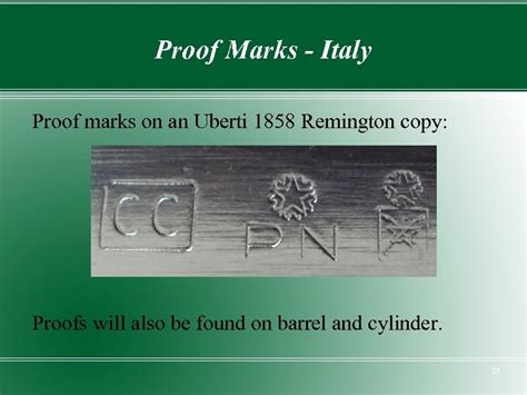 Proof Marks And Identification Understanding Firearms Markings 1880