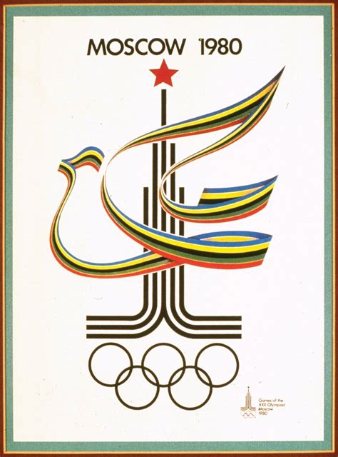 Moscow 1980 Olympic Games Summer Olympic Games Poster Design