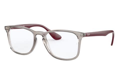 Rb7074 Optics Eyeglasses With Transparent Grey Frame Rb7074 Ray Ban Us