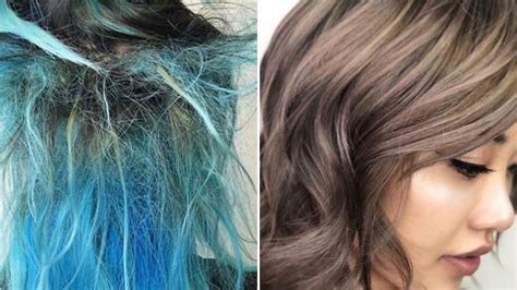 Colorist Transforms Clients Dry Blue Hair With Extensions To Healthy