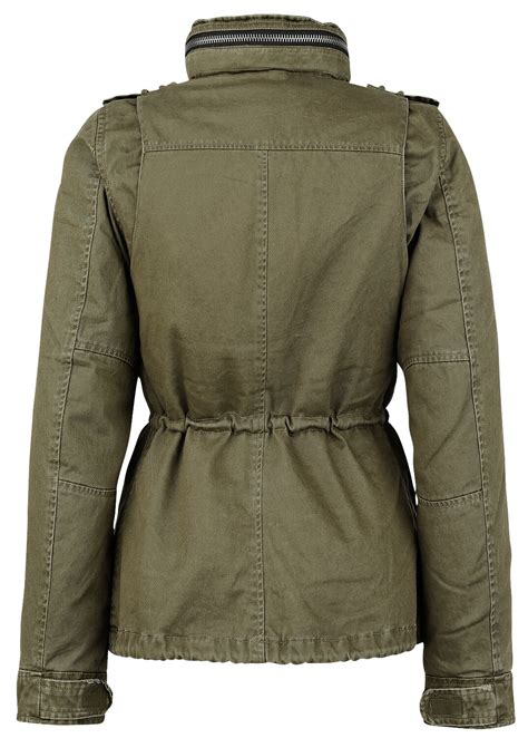 Ladies Army Field Jacket Black Premium By Emp Winterjacke Emp