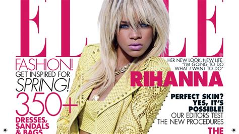 Elle Magazine 2012 Rihanna