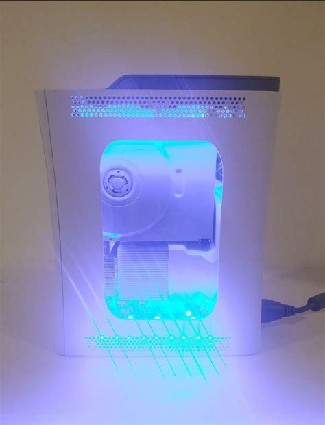 Custom Xbox 360 2tb Jasper Motherboard Blue Led Mod 150w Ncaa Revamp Ebay