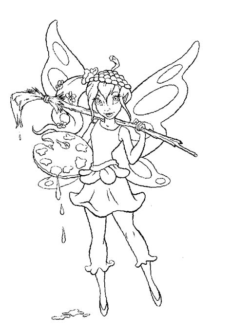 Magical Fairy Coloring Pages Coloring Pages