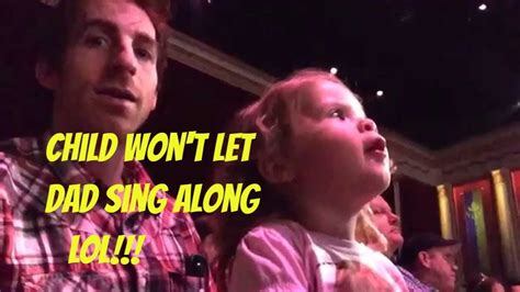 daughter won t let dad sing frozen songs as seen on tv cute and funny watch youtube