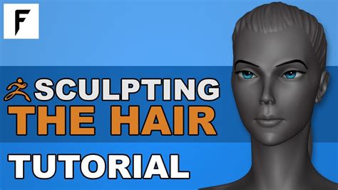 How To Sculpt Hair Zbrush Tutorial Youtube