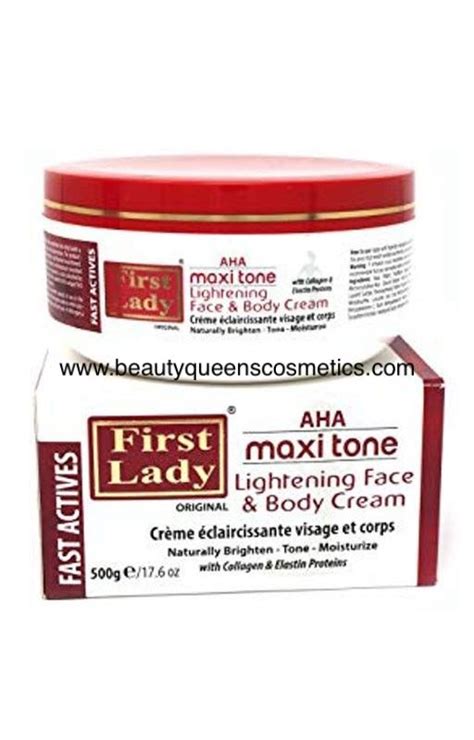 First Lady Orignal Maxi Tone Lightening Face And Body Cream 500g176oz